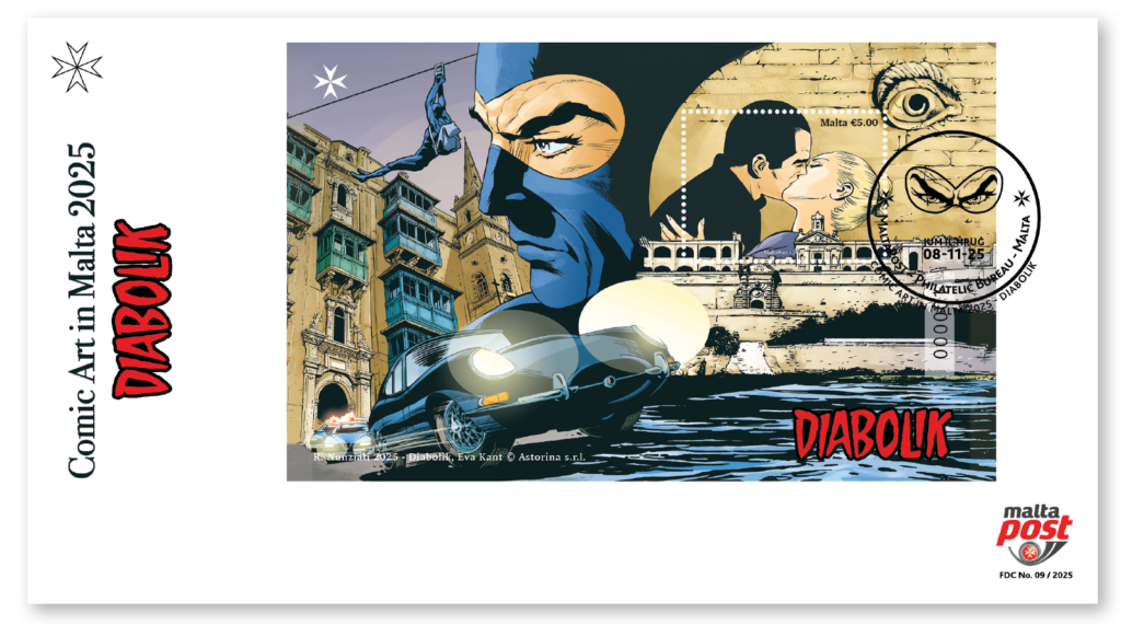Comic Art in Malta 2025 Maltapost, Diabolik